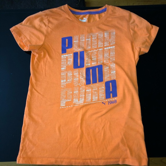 Vintage puma orange tee shirt - Picture 1 of 3